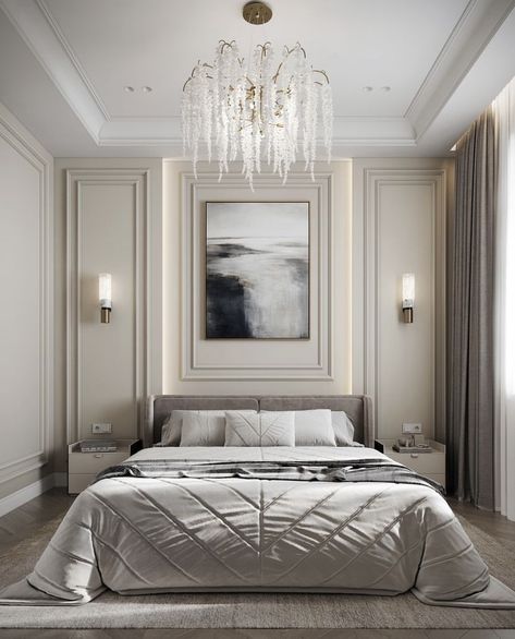 Neo Classical Bedroom, Bedroom Minimalist Modern, Bed Design Modern, Luxurious Bedroom, Bedroom Decor Design, Modern Bedroom Decor, Minimalist Room, Stylish Living Room, Bedroom Refresh