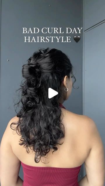 Curly Club on Instagram: "Turn Bad Hair Days into Fabulous Ones! 💁‍♀️✨Check out this gorgeous hairstyle to transform your curls from drab to fab in minutes! 💫  Një model i përshtatshëm për ditët kur floku nuk është në gjendjen e tij më të mirë 💫💕  By @curly.hair.boo ❤️ . . . #curlyhair #curlyhairstyles #headband #curlygirl #albania #explorepage #curlycommunity #curlyhairdontcare #curlygirlmethod #curlybeauties #curlyhairroutine #hairtips #hairmask #hairtutorial #hairtransformation #curlynatural #curlyhairkillas #kinkycurly #curlyhairproducts #naturallycurly #curlyhairtutorial #curlyjourney #kacurrela #kujdesiperfloket #keshillabukurie #albania #albaniagirl #albanianbeauty   Cute hairstyles for cute curly girls instagram growth new followers new post instagram optimization trending song Bad Curl Day Hairstyles, Headband Wavy Hair, Hairstyle For Bad Hair Day, Curly Headband Hairstyles, Bad Hair Day Hairstyles Curly Hair, Instagram Optimization, Headband Hairstyles Curly Hair, Bad Hair Day Hairstyles, Songs Trending