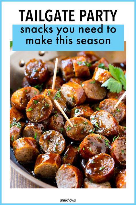 Brat Bites, Loaded Mashed Potato Balls, Beer Brat, Tailgate Recipes, Chicken Pinwheels, Football Appetizers, Kielbasa Recipes, Stuffed Potato Balls, Tailgating Recipes