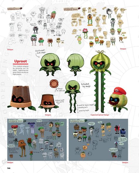 Super Mario Galaxy Concept Art, Mario Odyssey Art, Super Mario Odyssey Concept Art, Super Mario Concept Art, Nintendo Concept Art, The Art Of Super Mario Odyssey, Mario Concept Art, Yoichi Kotabe, Stickers Illustration