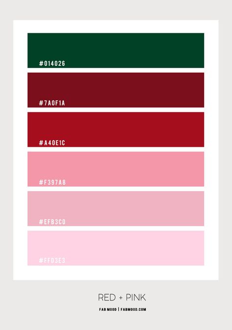 Pink and Red Colour Scheme – Colour Palette #90 1 - Fab Mood | Wedding Colours, Wedding Themes, Wedding colour palettes Pink Red Green Color Palette, Pink And Red Color Palette, Wedding Color Schemes Red, Aesthetic Colour Palette, Red Colour Scheme, Summer Colour Palette, Yellow Building, Pink Colour Scheme, Fab Mood