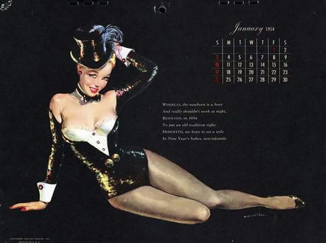 Calendar girl Calendar Photoshoot, Pinup Calendar, Vargas Girls, New Year Calendar, Vintage Calendar, Esquire Magazine, Candy Art, Photo Pin, Calendar Girls