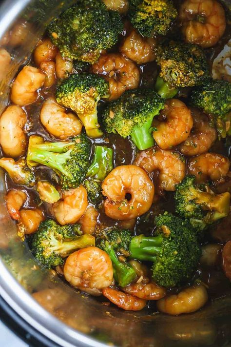 Instant Pot Shrimp, Potted Shrimp, Healthy Instant Pot, Instant Pot Pasta Recipe, Shrimp And Broccoli, Pot Recipes Easy, Broccoli Stir Fry, Best Instant Pot Recipe, Healthy Instant Pot Recipes