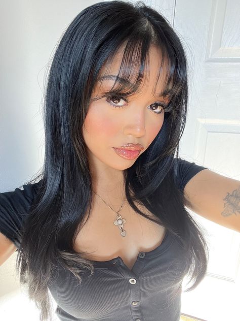 🐝 on Twitter: "https://t.co/7tLNsD72VQ" / Twitter Melissa Calma, Chicana Style, Hair Inspo Color, Everyday Makeup, Hair Goals, Hair Inspo, Hair Ideas, Eye Candy, Bangs