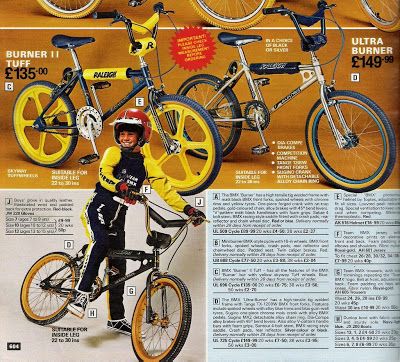 '80s Actual: The BMX Craze... Raleigh Burner, Raleigh Bikes, Vintage Bmx Bikes, Bike Sketch, Bmx Racing, Wheel Decor, Bmx Freestyle, Car Wheels Rims, Push Bikes