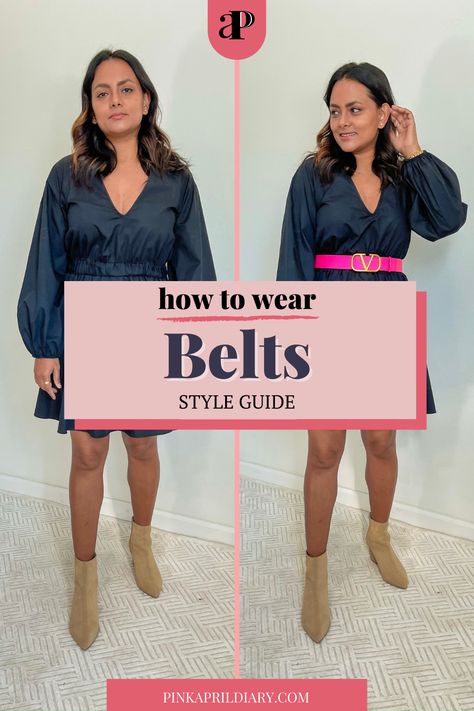 Belts That Go With Everything, Belts With Skirts, Sweater With Belt Outfit, Belt For Petite, Shirt With Belt Around Waist, Belts To Wear With Dresses, Belted Dress Outfit Winter, Plus Size Dress With Belt, Belt Or No Belt With Jeans