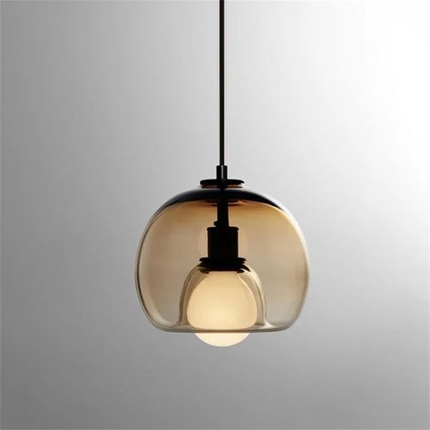 Yellow pendant light