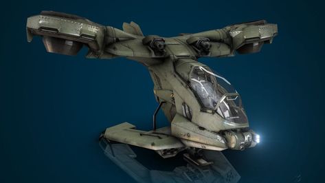 Halo Online Hornet by XInfectionX on DeviantArt Unsc Vehicles, Halo Pelican, Mech Arena, Unsc Halo, Odst Halo, Halo Ships, Exo Suit, Bulletproof Clothing, Lost Island