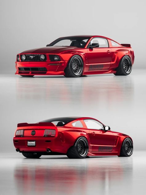 Custom Car Paint Jobs, Mustang 2008, 2005 Mustang, Mustang Art, 2005 Ford Mustang, 2008 Ford Mustang, Slammed Cars, Fox Body Mustang, Ford Mustang Cobra