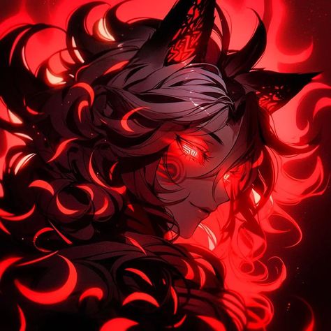 Blood Moon, Anime Monochrome, Red Art, Dark Anime, Cute Anime Couples, Dark Fantasy Art, Playing Games, Fantasy Character Design, Anime Demon