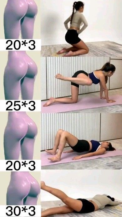 Facebook Membakar Lemak Perut, Corp Perfect, Bigger Buttocks Workout Exercises, Beginner Workouts, Best Workout Plan, Smoothie Challenge, Quick Workout Routine, Workout Without Gym, Yoga Exercises