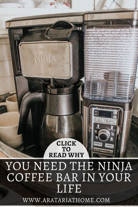 An honest review of the Ninja Coffee Bar.  Why we love it for our coffee every day. #ninjacoffeebar #coffee #morningcoffee #kitchen #kitchentool #productreview Coffee Maker Recipes, Ninja Coffee Bar Recipes, Swerve Recipes, Ninja Coffee Maker, Ninja Coffee Bar, Ninja Coffee, Best Coffee Maker, Vegetarian Options, The Breakfast Club