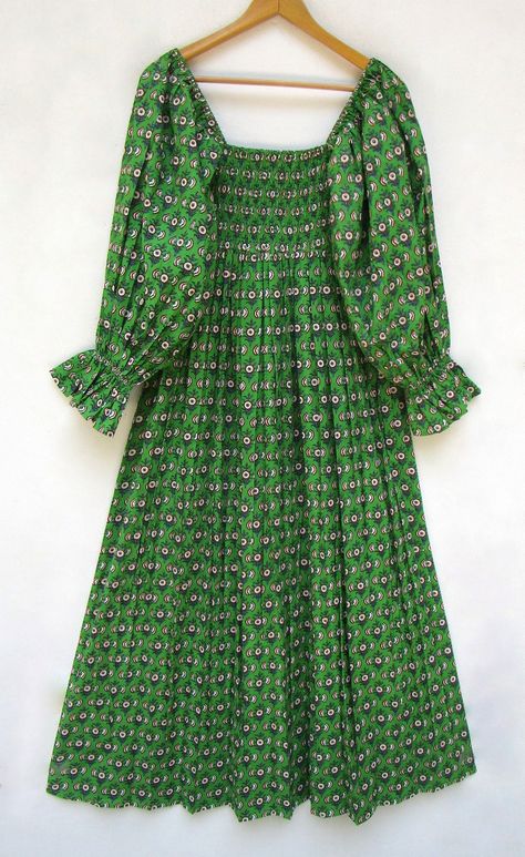 "ITEM DESCRIPTION nature green flower printed summer beach tiered maxi dress - square neckline with smocking long maxi dress - long ruffle sleeve maxi dress Features : sleeve less, square neck, Long strap dress Material : Cotton cambric Fabric: 100% cotton soft light weight ethnic print fabrics For more sizes & their measurement, please refer our below chart to understand the sizes variations available with us For your size requirement, please mention your size in seller note at the time of Long Sleeve Boho Dress, Green Maxi Dress, Girls Maxi Dresses, Nature Green, Long Dress Casual, Ethnic Print, Sleeve Maxi Dress, Green Flower, Tiered Maxi Dress