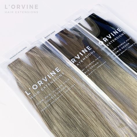 Hair Extension Packaging Ideas, Hair Extensions Packaging, Hair Extension Packaging, Wig Business, Mannequin Styling, Hair Packaging, Lux Hair, Kids Salon, Hair Extension Brands