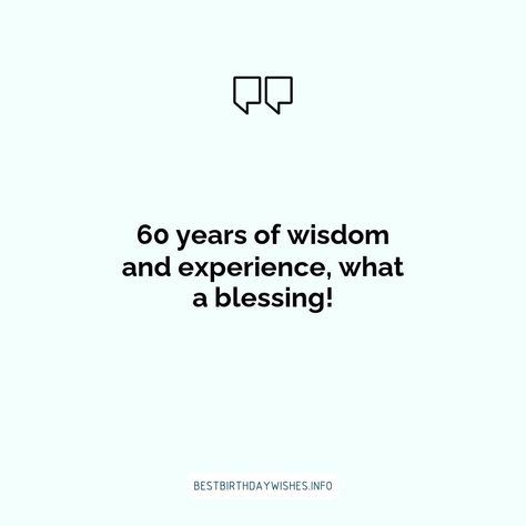 Sixty is a major milestone and what better way to express your love and appreciation than with a meaningful quote? From the wise to the funny, these t... | # #BirthdayWishes Check more at https://www.ehindijokes.com/timeless-quotes-60th-birthday/ Quotes For 60th Birthday, 60th Birthday Quotes, Timeless Quotes, Business Quote, Birthday Wishes Quotes, Wishes Quotes, Men Quotes, The Funny, 60th Birthday