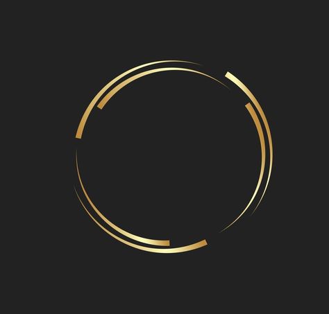 Abstract golden lines in circle form, Design element logo luxury Palette Design, Logo Luxury, Golden Design, Photo Portfolio, Golden Circle, Circle Logos, Color Palette Design, Gold Circle, Form Design