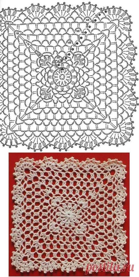 Free crochet blankets pattern for beginners Free Crochet Blankets, Motifs Granny Square, Crochet Doily Diagram, Crochet Bedspread Pattern, Crochet Motif Patterns, Crochet Granny Square Blanket, Bantal Sofa, Crochet Blocks, Crochet Patterns Free Blanket