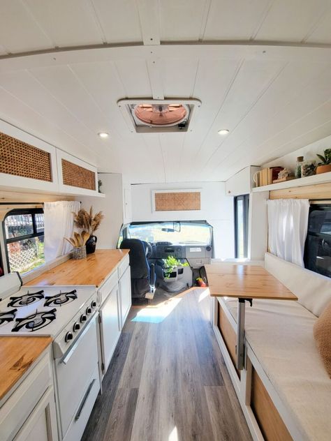 Their Third Vehicle Conversion: A Shuttle Bus Tiny House Charter Bus Conversion, Shuttle Bus Conversion, Bus Tiny House, Skoolie Ideas, Bus Remodel, School Bus Tiny House, Camper Bus, Bus Conversions, Rv Bus