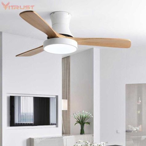 Reversible Ceiling Fan Light Three Blade Indoor Wooden Ceiling Fan with Lamp and Remote Control for Summer & Winter|Ceiling Fans| - AliExpress Gray Ceiling Fan, 3 Blade Ceiling Fan, White Ceiling Fan, Viria, Fan With Light, Luminous Colours, Wood Brackets, Light Bulb Types, Bedroom Decoration