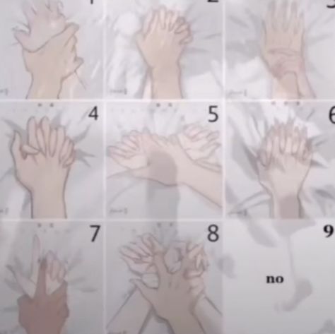 Hands Gripping Bed Sheets Drawing, Hands On Bed Drawing, Hornyposting Ideas Anime Couple, Pinning Hands Against Bed, Couple Poses Reference Spicy Bed Drawing, Hot Hands Drawing, Couple Poses Drawing Reference Spicy Bed, Dirty Drawing Base, Anime Spicy Art