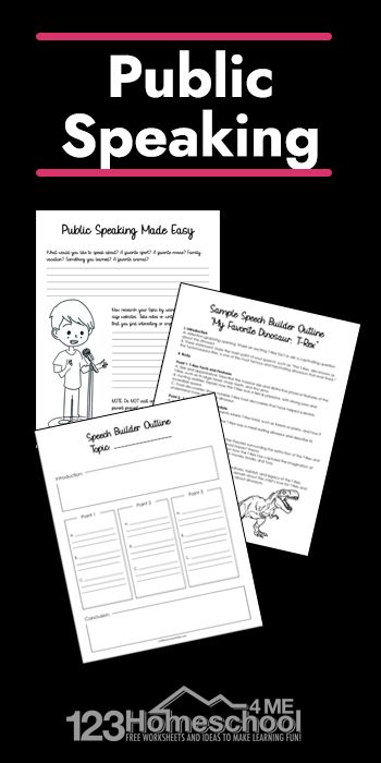 Work on public speaking for kids with this handy lesson! The public speaking for children lesson includes free printables that inlude material to teach this important topic as well as a public speaking outline worksheet for kids to make their own speach or presentation on a topic that interests theme. These public speaking activities are perfect for elementary age students, middle school, and junior high too! Public Speaking Activities, Cycle For Kids, Free Printable Alphabet Worksheets, Speech Topics, Summer Preschool Activities, Public Speech, Maps For Kids, Worksheet For Kids, Speaking Activities