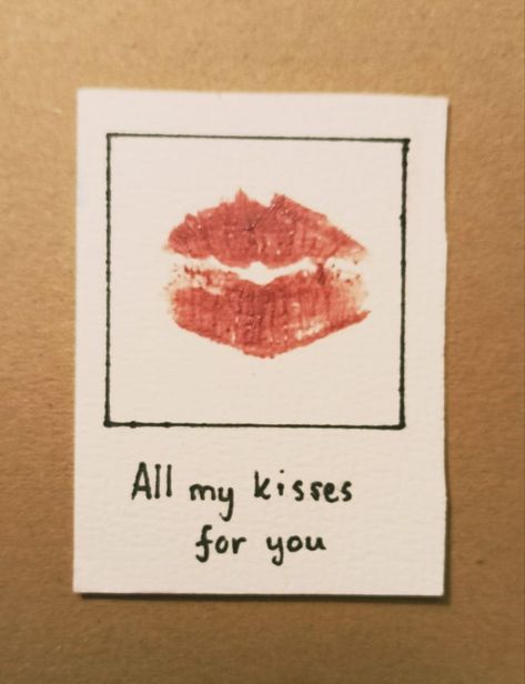 Kiss Note For Boyfriend, Sempurna The Backbone, Drawings For Husband, Drawings For My Girlfriend, Kisses Card For Bf, Cute Notes For Bf, Notebook Ideas For Boyfriend, Cute Scrapbook Ideas For Boyfriend, Note It Ideas