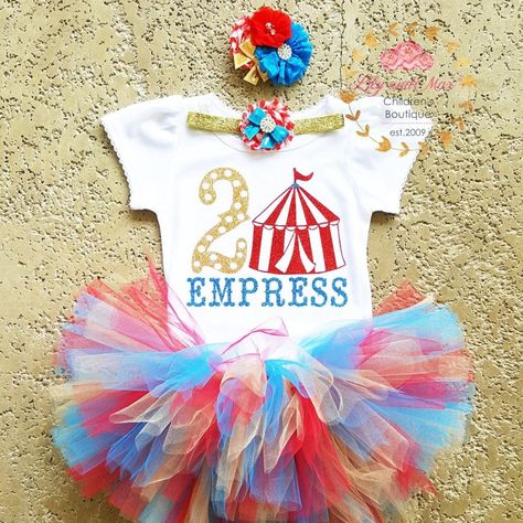 Carnival Birthday Outfit, Circus Birthday Outfit, Carnival Birthday Theme, Carnival Birthday Party Theme, Circus Outfits, Carnival Themed Party, Girls Costumes, Twin First Birthday, Circus Birthday Party