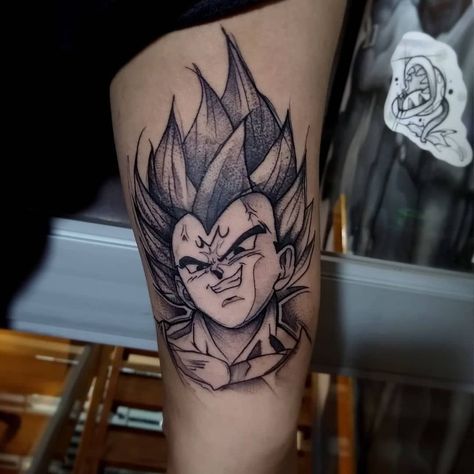 Vegeta Tattoo Ideas, Majin Tattoo, Dbz Tattoo, Chinese Symbol Tattoos, Dragon Tattoos For Men, Z Tattoo, Dragon Ball Tattoo, Tattoo Inspiration Men, Cool Forearm Tattoos