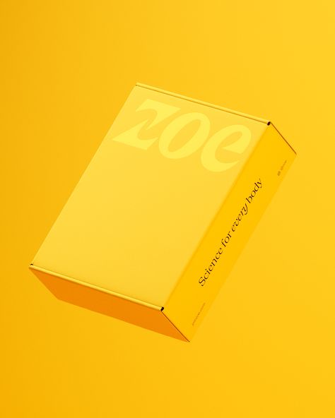 ZOE on Behance False Information, Packaging System, Supplements Packaging, Sunny Disposition, Brand Palette, Nutrition Branding, Nutrition Science, Color Palette Yellow, Personalized Nutrition