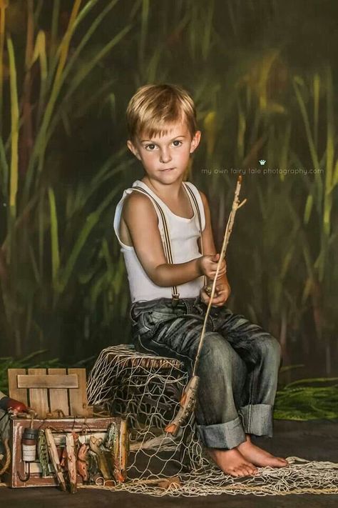 Fishin' Fishing Photo Shoot, Baby Boy Photo Shoot Ideas, Bait Shop, Boy Photo Shoot, Baby Photoshoot Boy, Fishing Photography, Photo Shoot Ideas, Boy Fishing, Baby Boy Photos