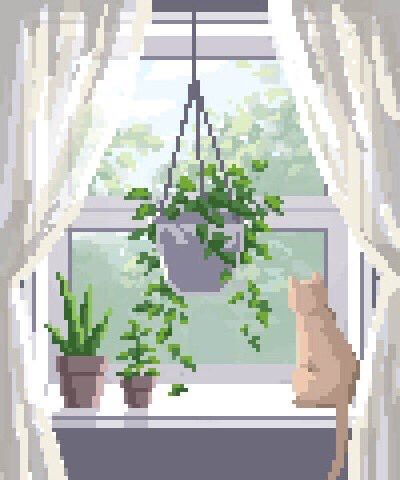 pixelated window x - dreadsticks Pixel Art Landscape, Avocado Baby, Piskel Art, 8 Bit Art, Charmmy Kitty, Arte 8 Bits, 8bit Art, Cool Pixel Art, Pix Art