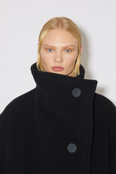 Acne Studios funnel neck coat Acne Studios Coat, Funnel Neck, Funnel, Neck Dress, Acne Studios, High Neck Dress, Coats Jackets, Acne