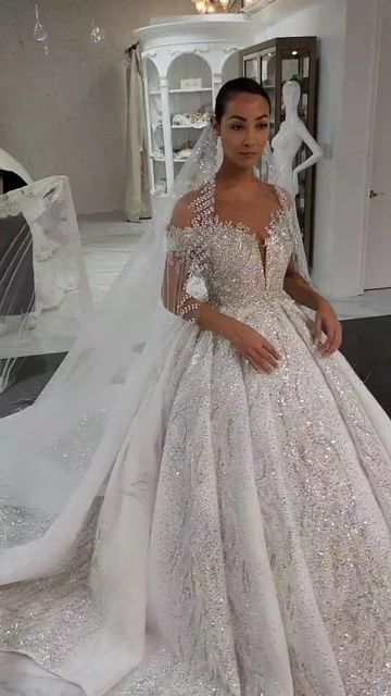 Wedding Dresses With Swarovski Crystals, Bling Wedding Dresses, Swarovski Dress, Bling Wedding Dress, Bling Wedding, Cute Wedding Ideas, All White, Future Wedding, Beautiful Dresses