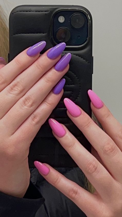 2023 Nails Almond, Lola Nails, Acrylics Summer, Colours 2023, Nail Options, Long Almond Nails, 2023 Nails, Summer Manicure, Almond Nail