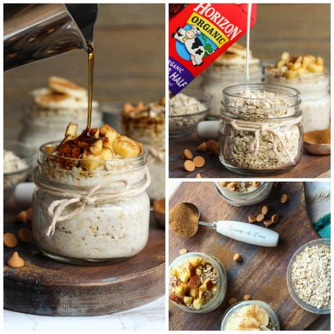 Butterscotch French Toast Overnight Oats - Life a Little Brighter French Toast Overnight Oats, Make Ahead Breakfast, Overnight Oats, Kids Meals, Kid Friendly, Oats, The Whole, Breakfast Recipes, French Toast