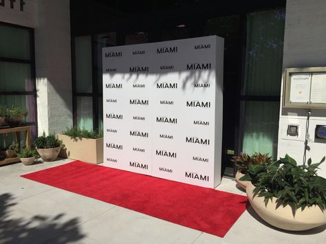 Step And Repeat Backdrop, Photo Walls, Step And Repeat, Garden Steps, White Party, Stanley Cup, Banner Backdrop, Grand Opening, Set Design