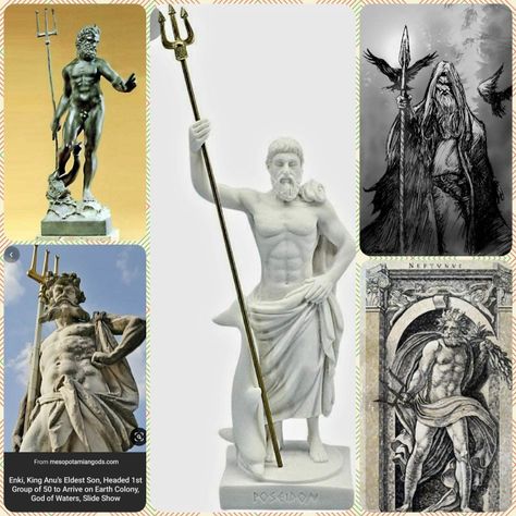 Same deity with his Trident and ability to create human kind Trident Pose Reference, Trident Pose, Male Poses, Pose Reference Photo, Ancient Civilizations, Fallen Angel, Pose Reference, Drawing Reference, Ariel