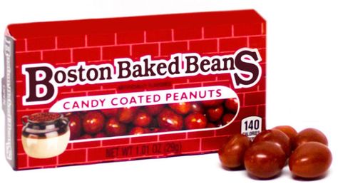 Boston Baked Beans - CountryLiving.com Boston Baked Beans Candy, Coated Peanuts, Charleston Chew, Wax Candy, Boston Baked Beans, Peanut Candy, Online Candy Store, Nostalgic Candy, Candy Recipe