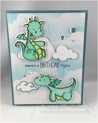 KLM Designs: Birthday Flyby | Magical Dragons Mft Magical Dragons, Whimsical Cards, Kids Hospital, Magical Dragon, Magic Dragon, Happy Birthday Cards Printable, Dinosaur Cards, Character Cards, Dragon Birthday