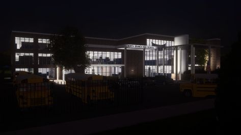 NORTH BRANCH HIGH SCHOOL 📓 | Patreon Sims 4 High School, Black Simmer, Spring Social, Oakland Hills, Alpha Cc, Unedited Photos, Teachers Lounge, Sims 4 Expansions, Nurse Office