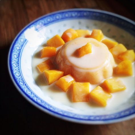 chinese, classic, dim sum, hong kong, Mango Pudding recipe, Style, traditional, 芒果布甸, 香港, dessert, fruit, mango Mango Pudding Recipe, Kong Recipes, Mango Desserts, Asian Soups, Fruit Mango, Asian Dessert, Asian Sweets, Mango Pudding, Dessert Fruit