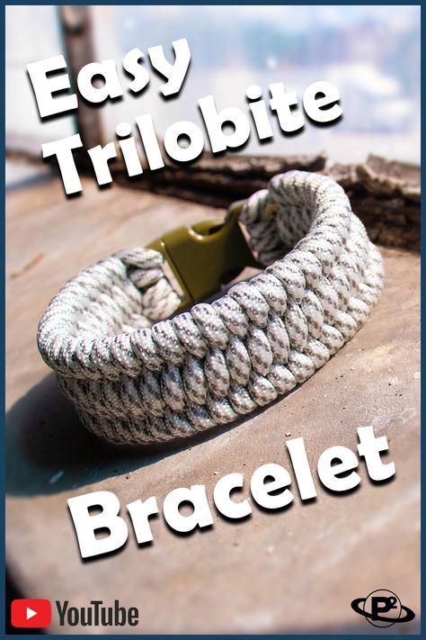 Trilobite Paracord, Paracord Weaves, Paracord Bracelet Patterns, Paracord Armband, Paracord Bracelet Tutorial, Paracord Braids, Paracord Bracelet Diy, Braided Bracelet Diy, Paracord Diy