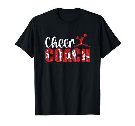 PRICES MAY VARY. Excellent choice for the best cheerleading coach, who coaches a cheerleading squad. Cute cheer coach appreciation idea. Great cheerleading coach idea for a proud cheerleader coach. Lightweight, Classic fit, Double-needle sleeve and bottom hem Cheer Squad Gifts, Cheerleading Coach, Cheerleading Tshirts, Coach Appreciation, Cheerleading Coaching, Coach Shirt, Cheerleading Squad, Cheer Coach, Cheerleader Girl