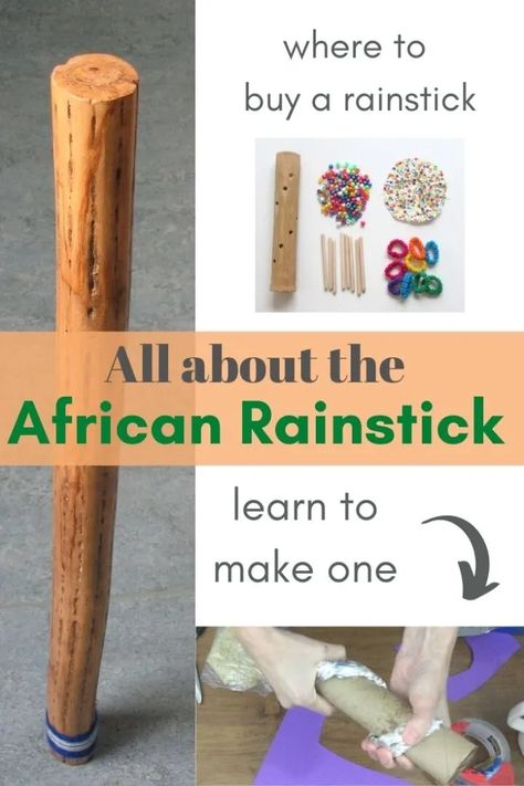 What is an African Rainstick Rain Stick Crafts, Family Night Activities, Jungle Crafts, Rain Sticks, Paper Towel Tubes, Project For Kids, Stick Art, Fun Arts And Crafts, Diy Projects For Kids