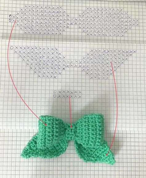 Crochet Patterns Hair Accessories, Crochet Bow Pattern, Crochet Hair Bows, Art Au Crochet, Bandeau Au Crochet, Crochet Hair Clips, Confection Au Crochet, Crochet Cushion Cover, Crochet Bows