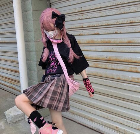 Dual Kawaii Aesthetic Outfits, Dual Kawaii Aesthetic, Pink Kawaii Outfits, Dual Kawaii, Pastel Goth Fashion, Kawaii Goth, Future Outfit, Kawaii Fashion Outfits, Fashion Aesthetics