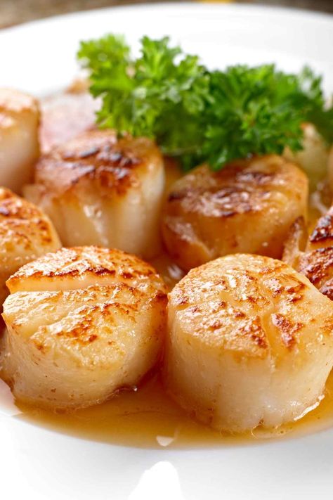 Sous Vide Scallops, Best Scallop Recipe, Cook Scallops, Easy Scallop Recipes, Frozen Scallops, Scallop Pasta, Quick Pasta Dishes, Grilled Scallops, Baked Scallops