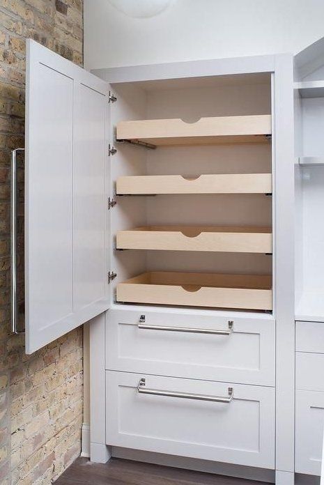 Pantry pull out drawers