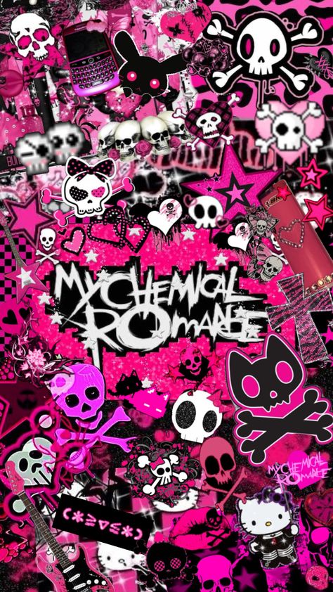 Pink+Black Scene/mcbling mcr shuffle🖤🎟️#scene#mychemicalromance#mcbling#pink #black#emo#mcr Pink Emo Wallpaper, Scene Emo Wallpaper, Black Scene, Pink Emo, Scene Wallpaper, Emo Wallpaper, Scene Emo, Emo Scene, Pink Black