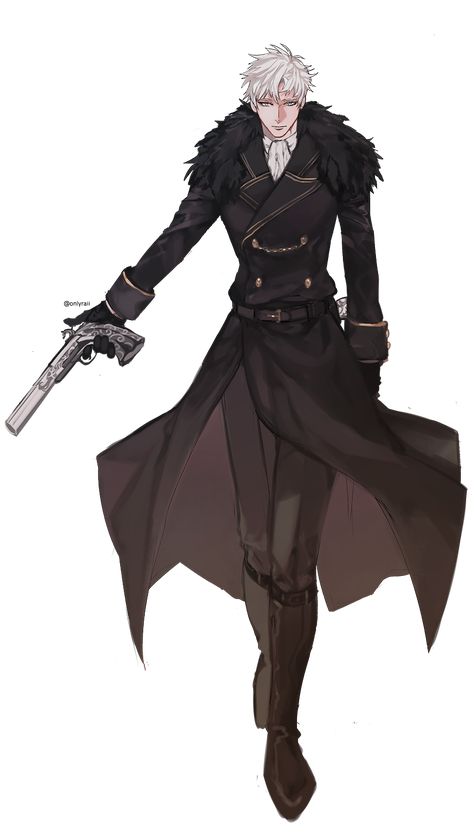 Detective Anime Character, Machinist Character Design, Tuxedo Character Design, Assassins Drawing, Suit Oc Male, Formal Character Design, Detective Oc Male, Character Design Inspiration Male Modern, Anime Mafia Boss Male